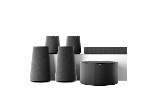 Саундбар Loewe klang bar5 mr + klang mr1 - 2 шт + klang mr3 - 2 шт basalt grey