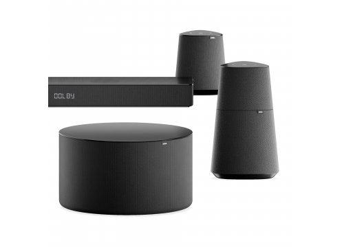 Саундбар Loewe klang bar5 mr + klang mr1 - 2 шт + klang mr3 - 2 шт basalt grey